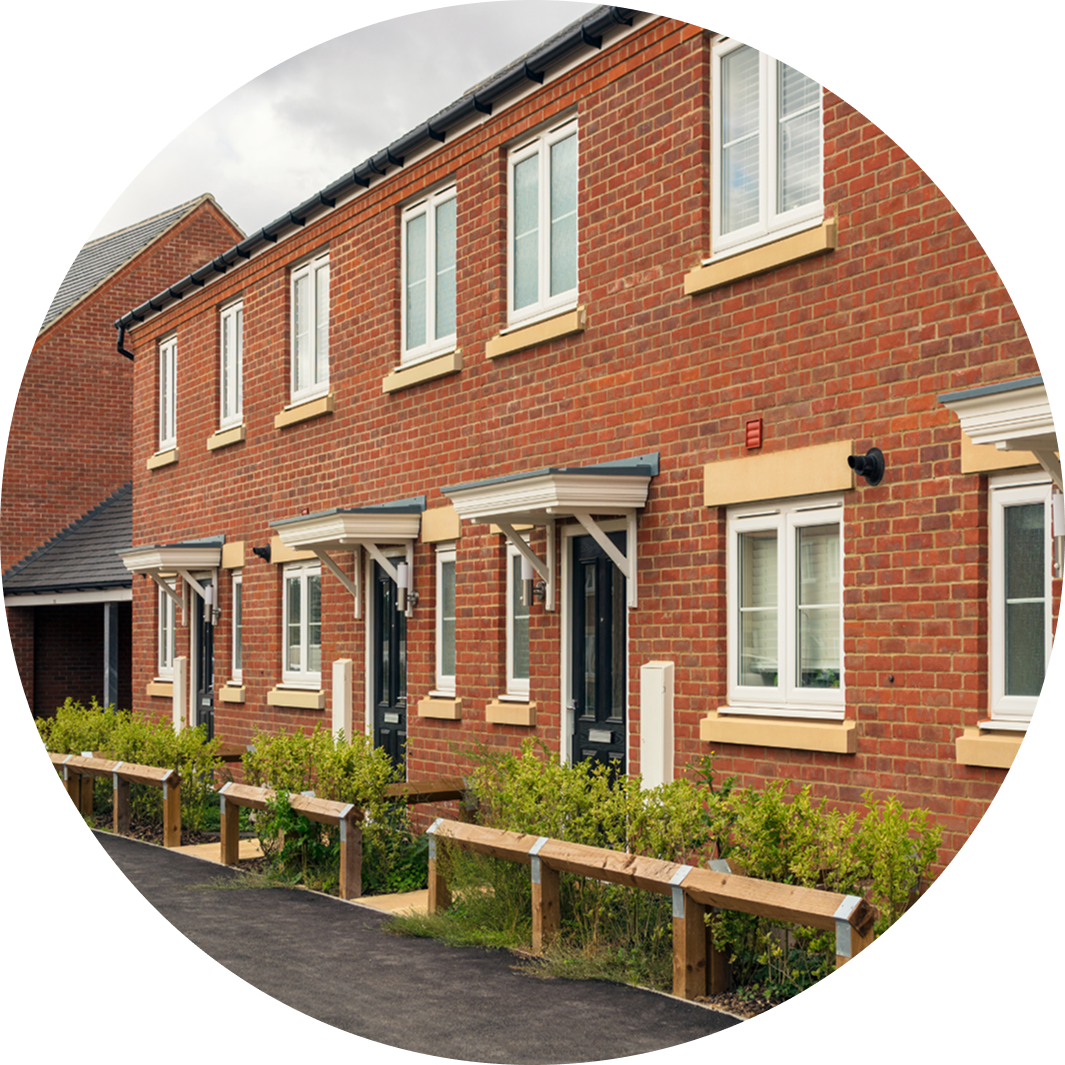 A row of houses